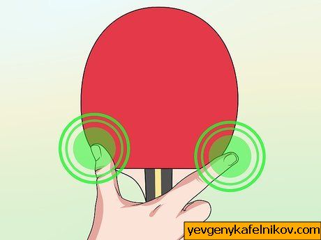 Kako držati veslo za ping pong